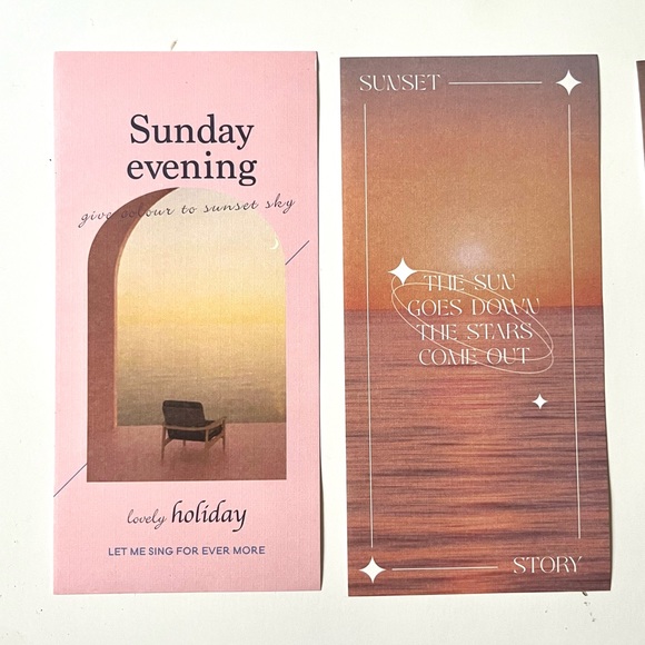 🏷️ aesthetic sunset clouds material paper for scrapbook junk journaling - Picture 4 of 11